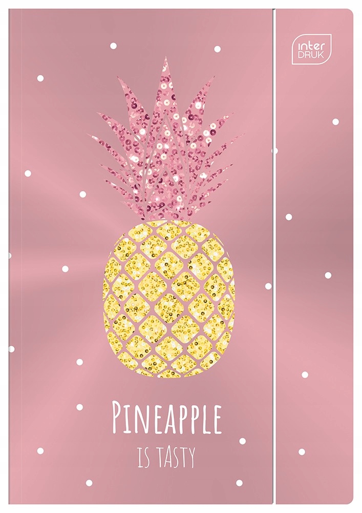 TECZKA Z GUMKĄ A4+ SHINE METALLIC INTERDRUK