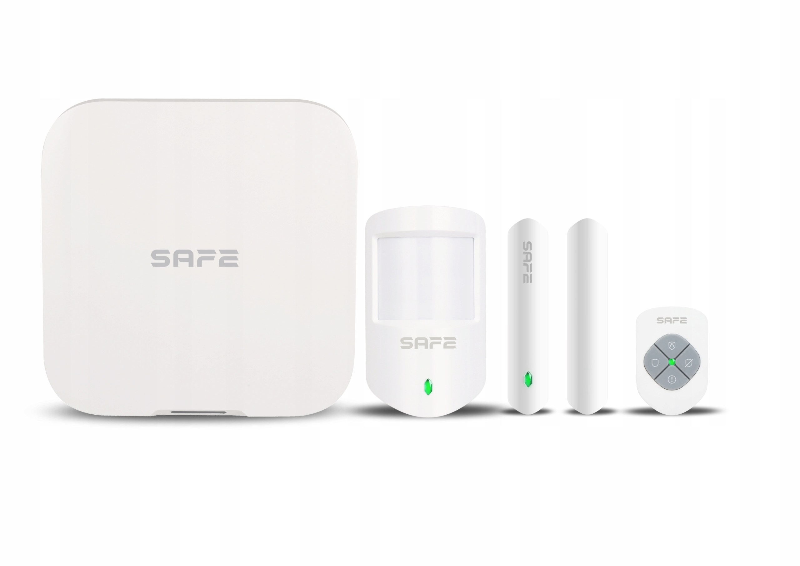 Safe Starter Kit, biela Kompletný štart na zabezpečenie bytu/kancelárie