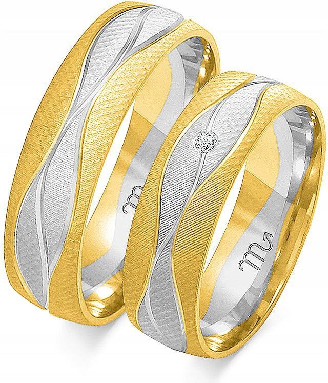 Zlatý snubní prsten gravírování 14K 585 vel. 35 36 37, exkluzivní kolekce svatba