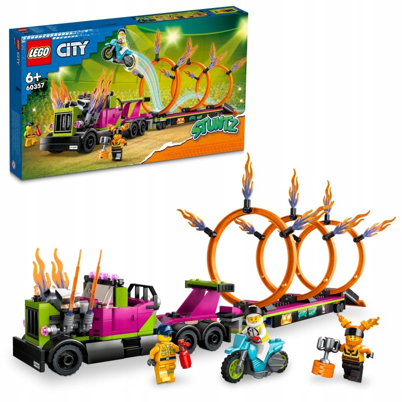 Lego City 60357 Tahač s ohnivými kruhy