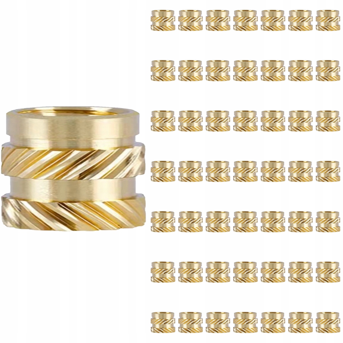 MOSIĘŻNA WKŁADKA GWINTOWANA NISKA M5 - 50 szt.