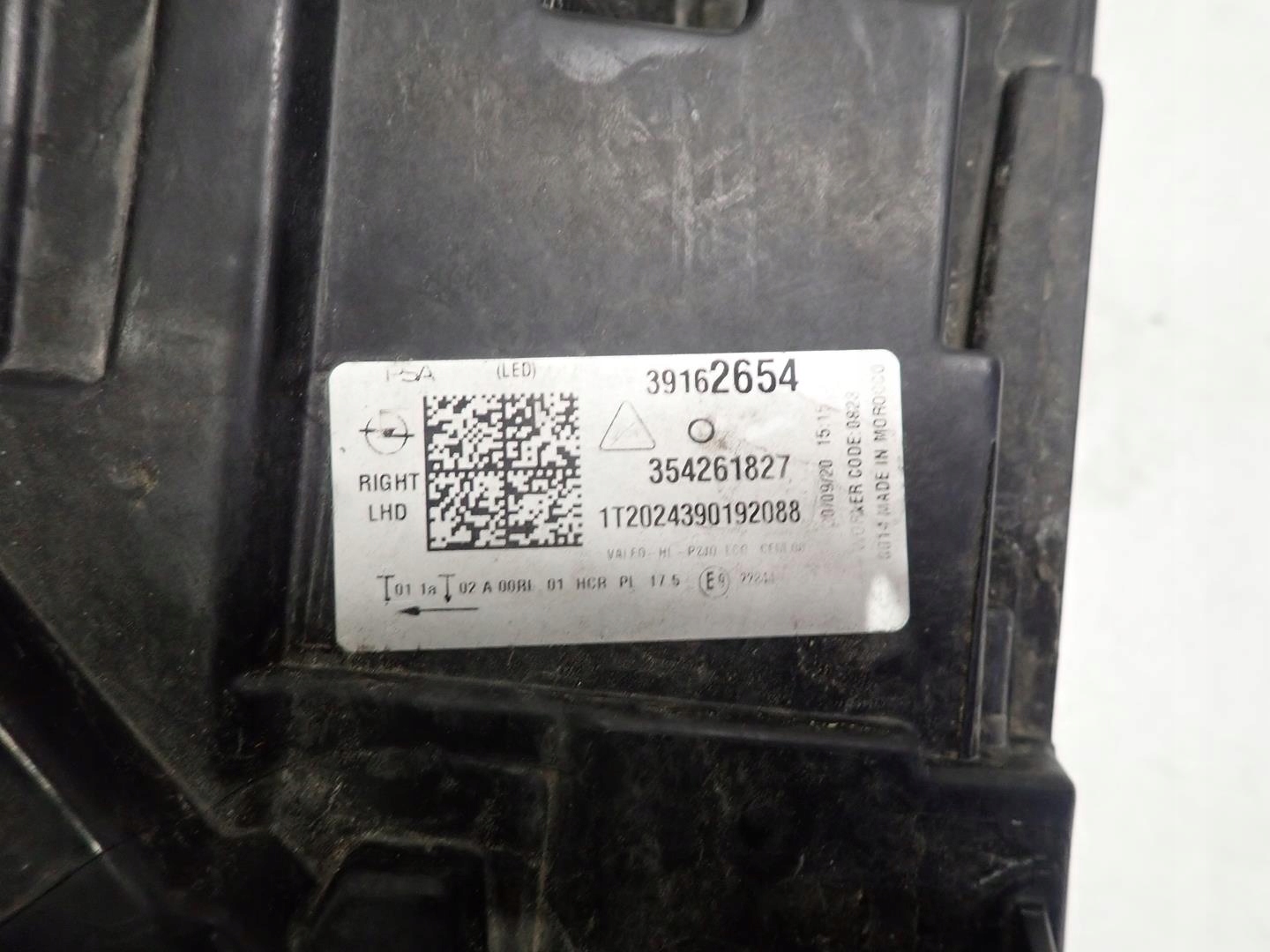 light front front right OPEL CORSA F 2019- FULL LED 39162654