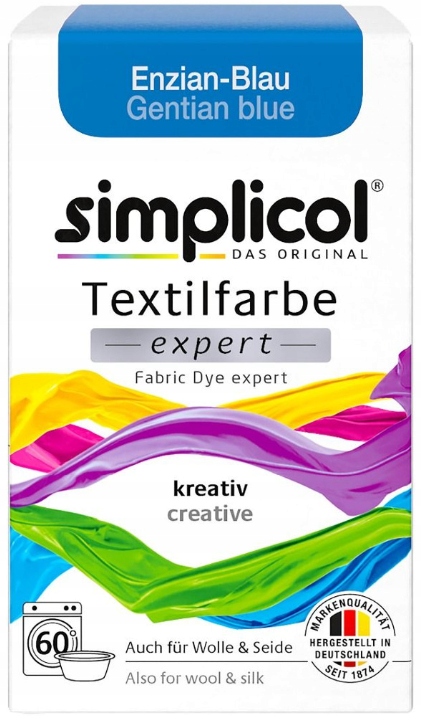 

Simplicol Expert Barwnik do Tkanin Gentian Blue