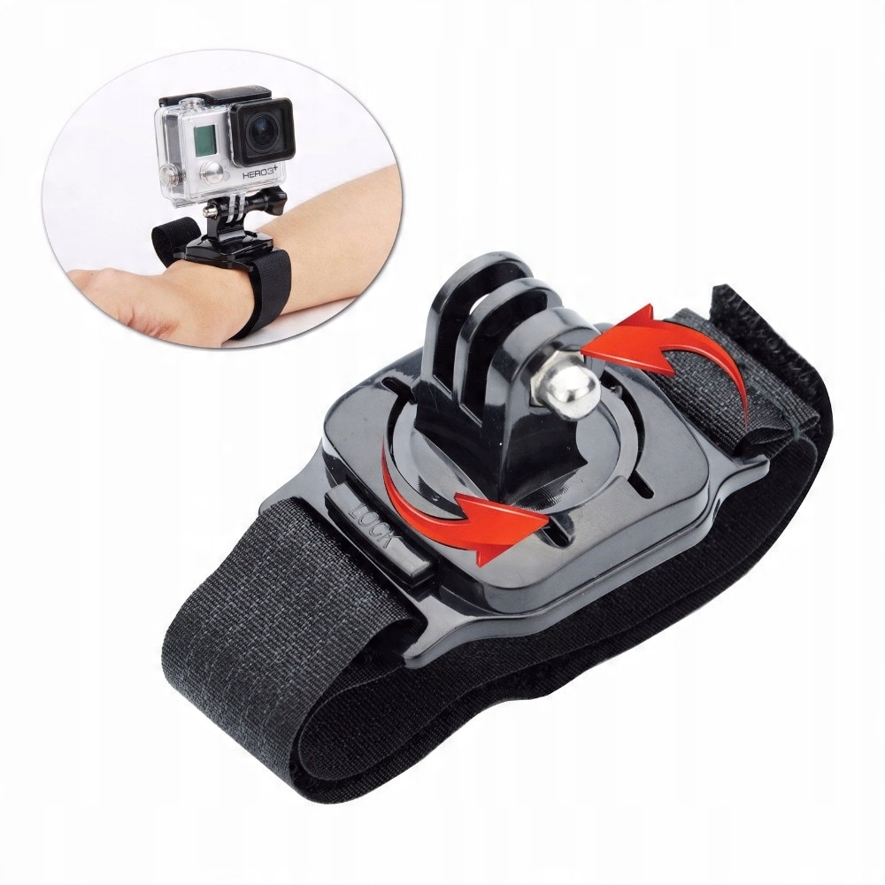 

Opaska na nadgarstek z obrotem 360° Shoot GoPro 10