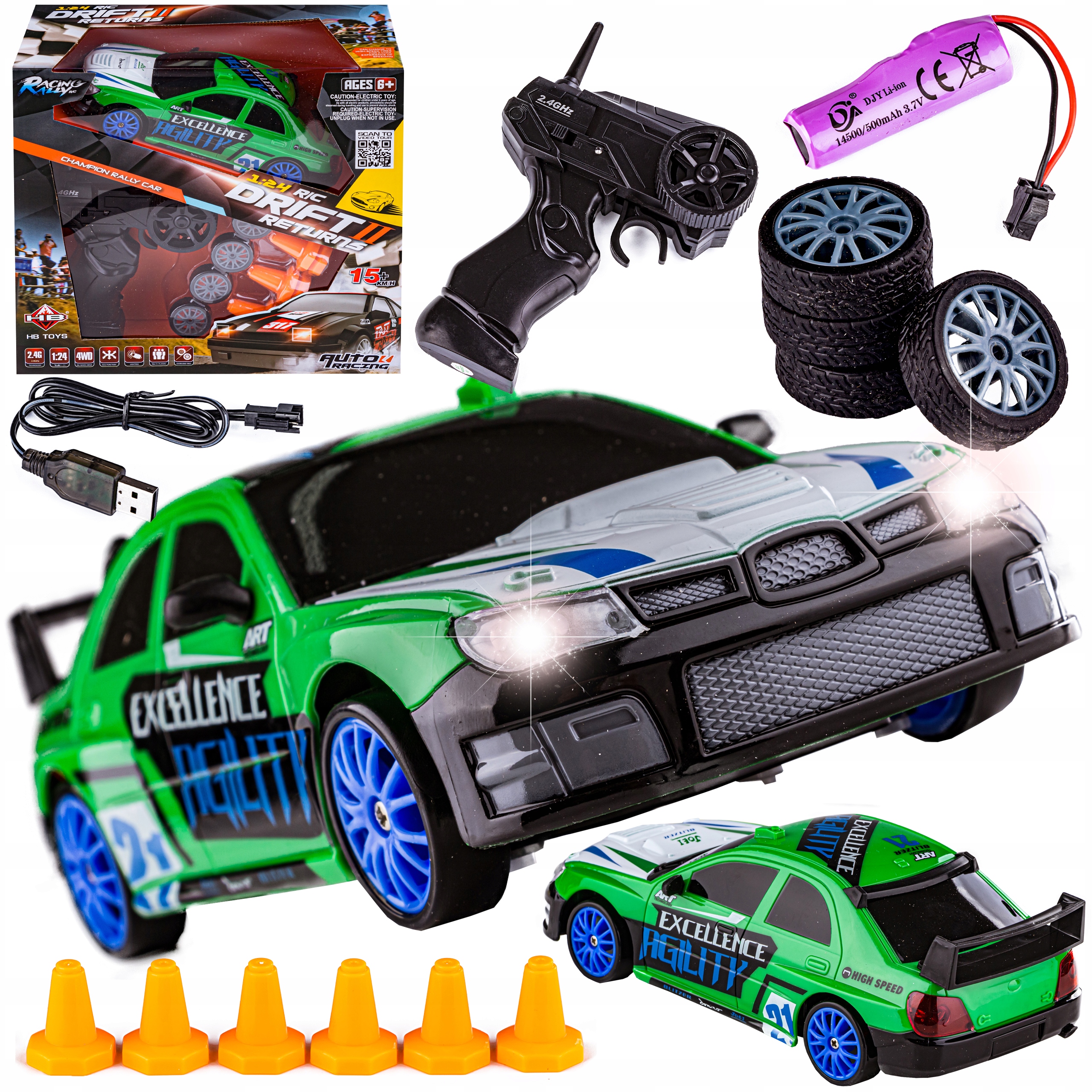 

Samochód Auto Rc 4WD Drift 2,4 GHz Subaru Impreza