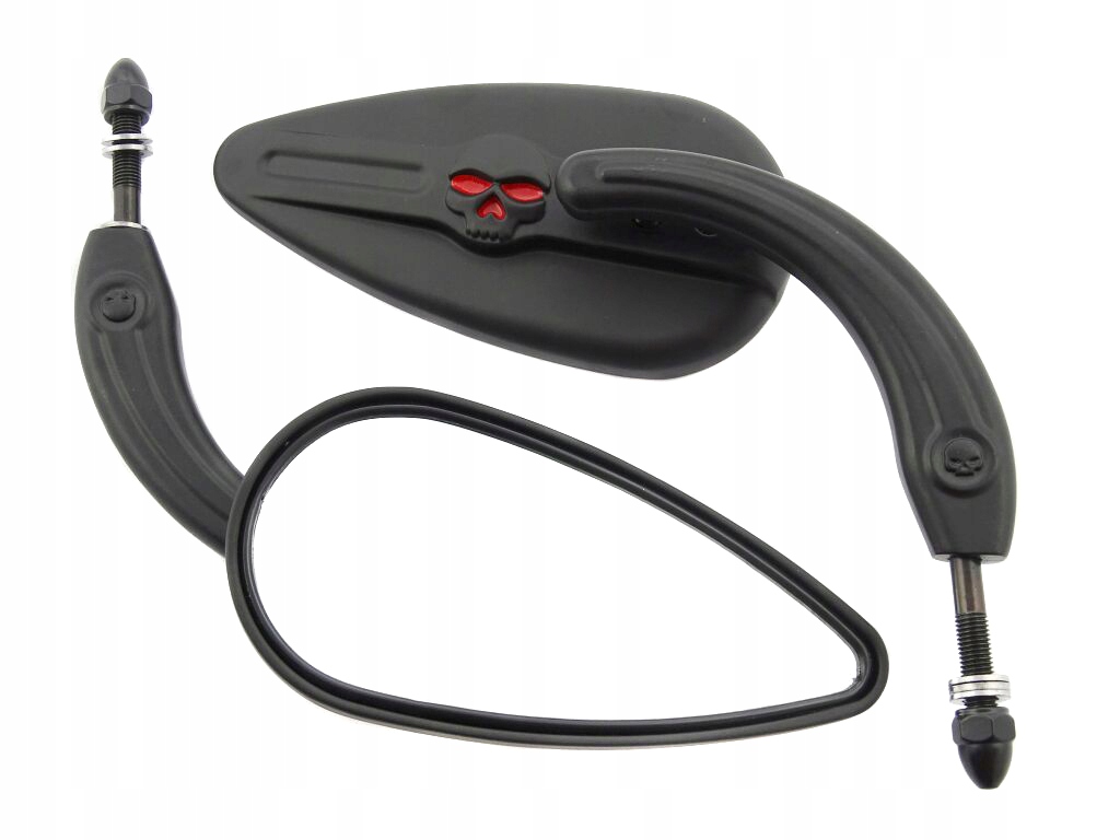 LU-355 - ЗЕРКАЛА ЗАДНЕГО ВИДА HARLEY DAVIDSON HD ЧЕРНЫЙ 8 ММ