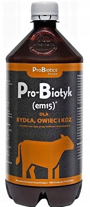 

Pro-Biotyk (em15) dla bydła, owiec i kóz 1L