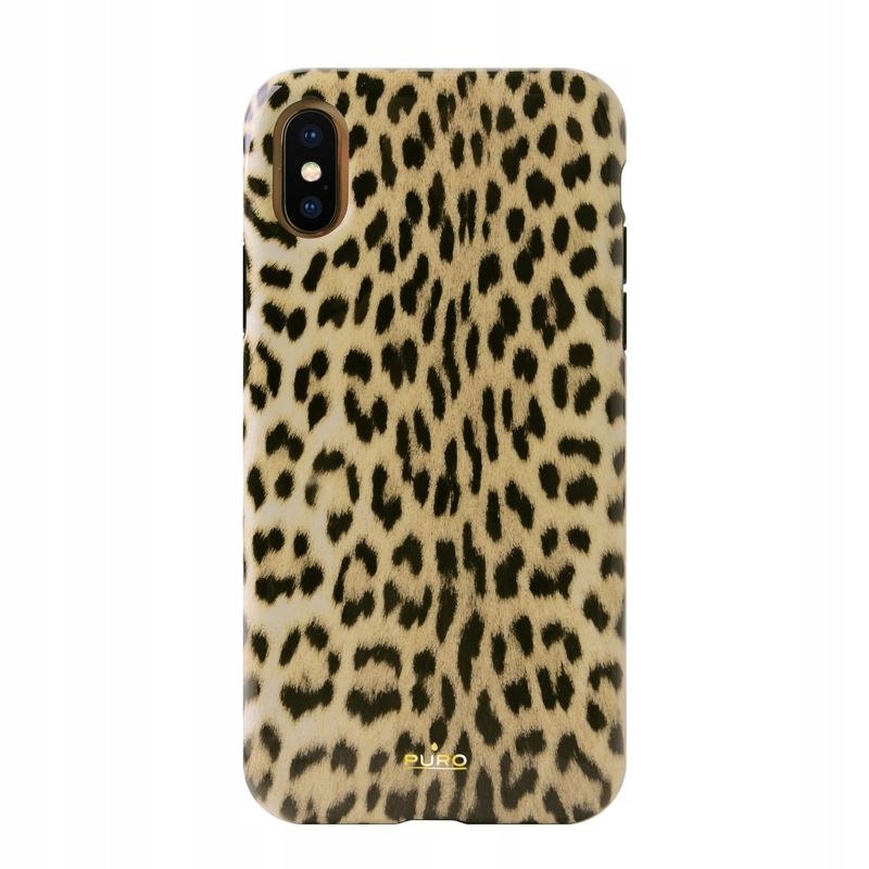 

Puro Glam Leopard Cover - Etui iPhone Xs / X (Leo