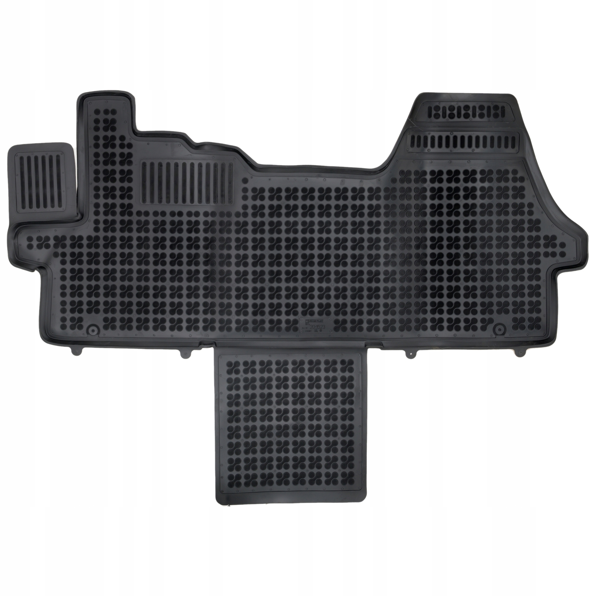 Gumové rohože Fiat Ducato III 2006-2021, predný rad sedadiel, doplnkové