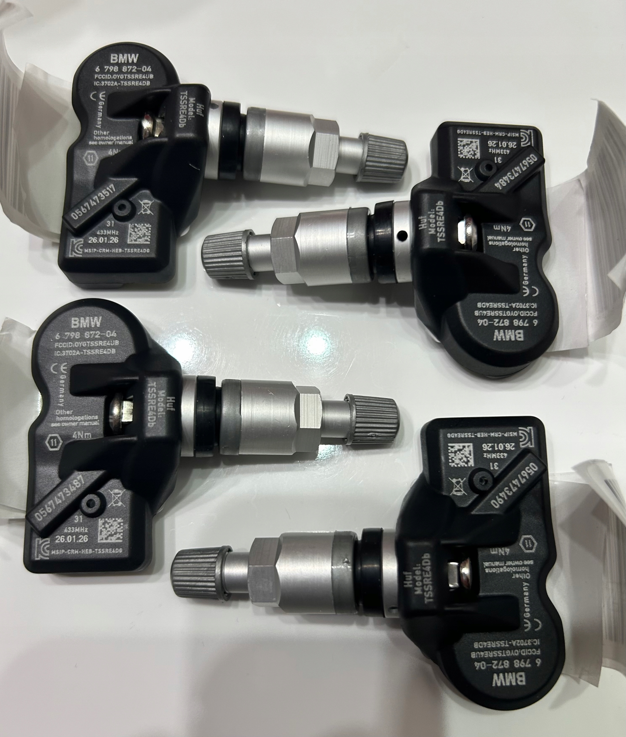 Systém monitorovania tlaku v pneumatikách Tpms Bmw 5 6 7 X1 X3 X4