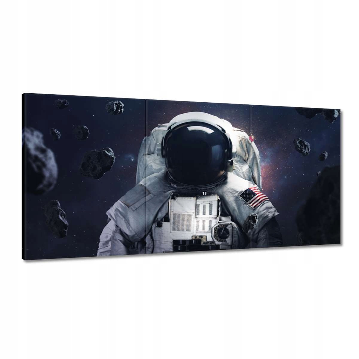 Obrazy 180x90 Astronaut na pozadí vesmíru