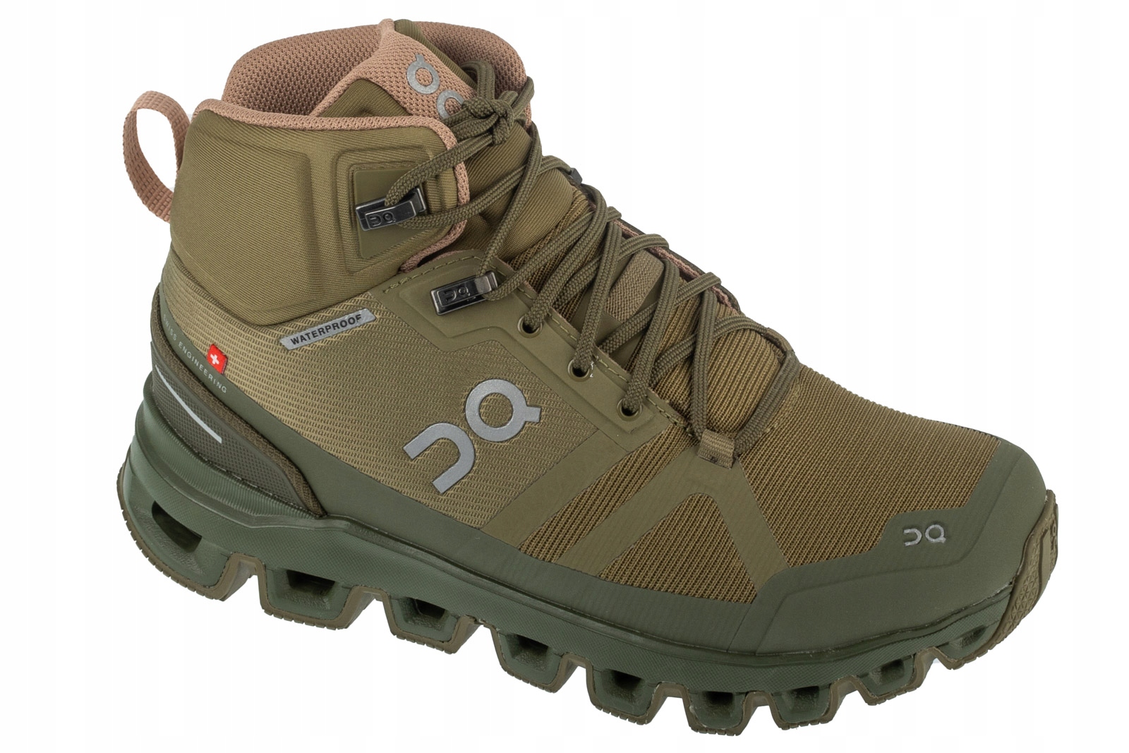 On Cloudrock Waterproof [37,5] Dámské trekové boty Nepromokavé Textilní Zelené