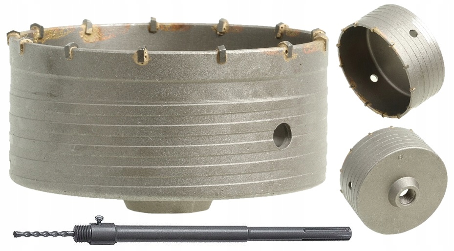 Otwornica Do Betonu 130 mm Adapter SDS-max 350 mm Frez Koronka Widiowa Max
