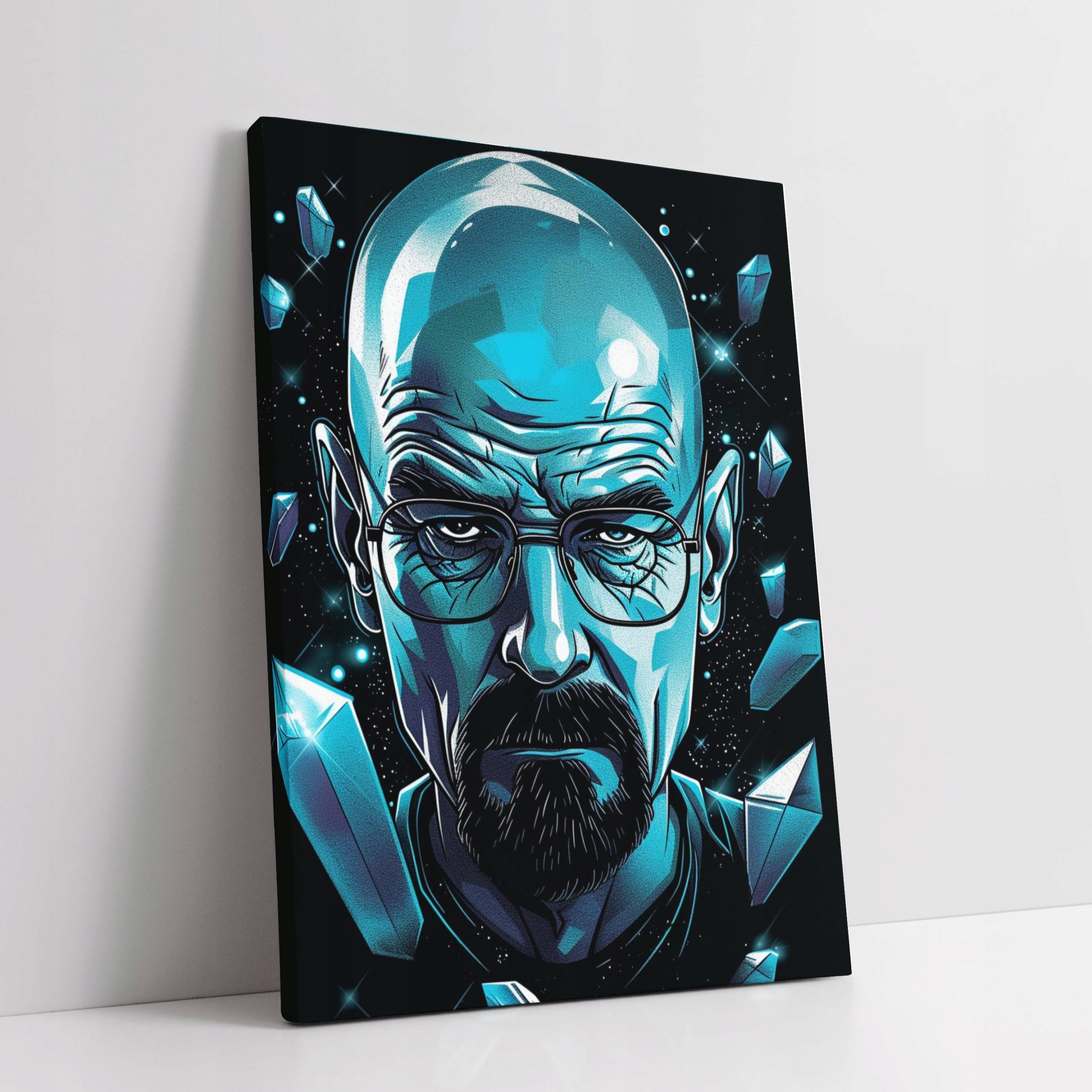 Obraz na plátně Walter White Křišťál do domu obývacího pokoje dárek 90x120