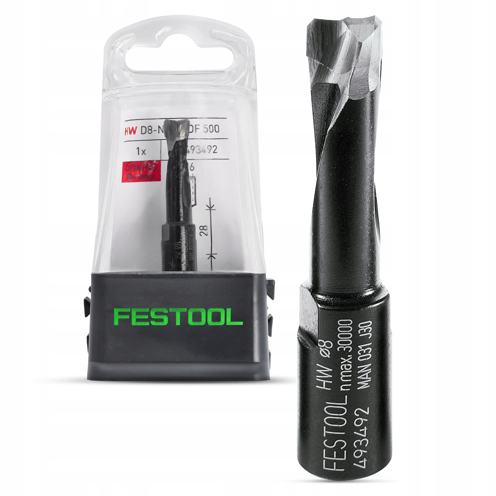 Fréza Domino Pro Frézku Df 500 Festool D 8-NL 28 Hw-df 500 Třmen 493492