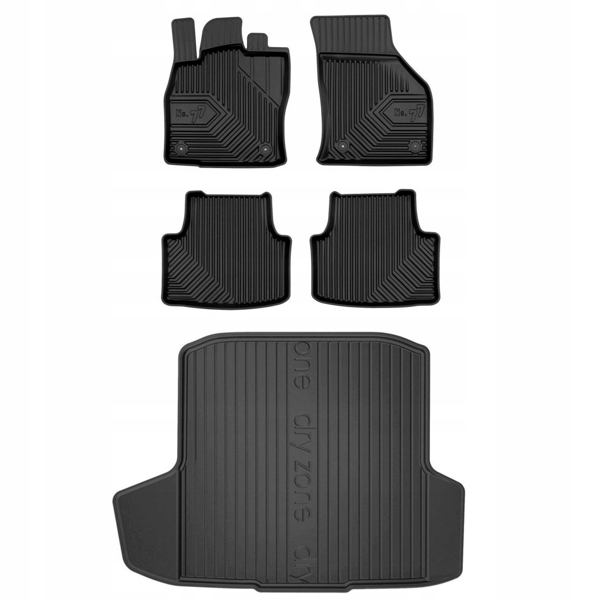 Gumové rohože a koberčeky Škoda Octavia III 2012-2020