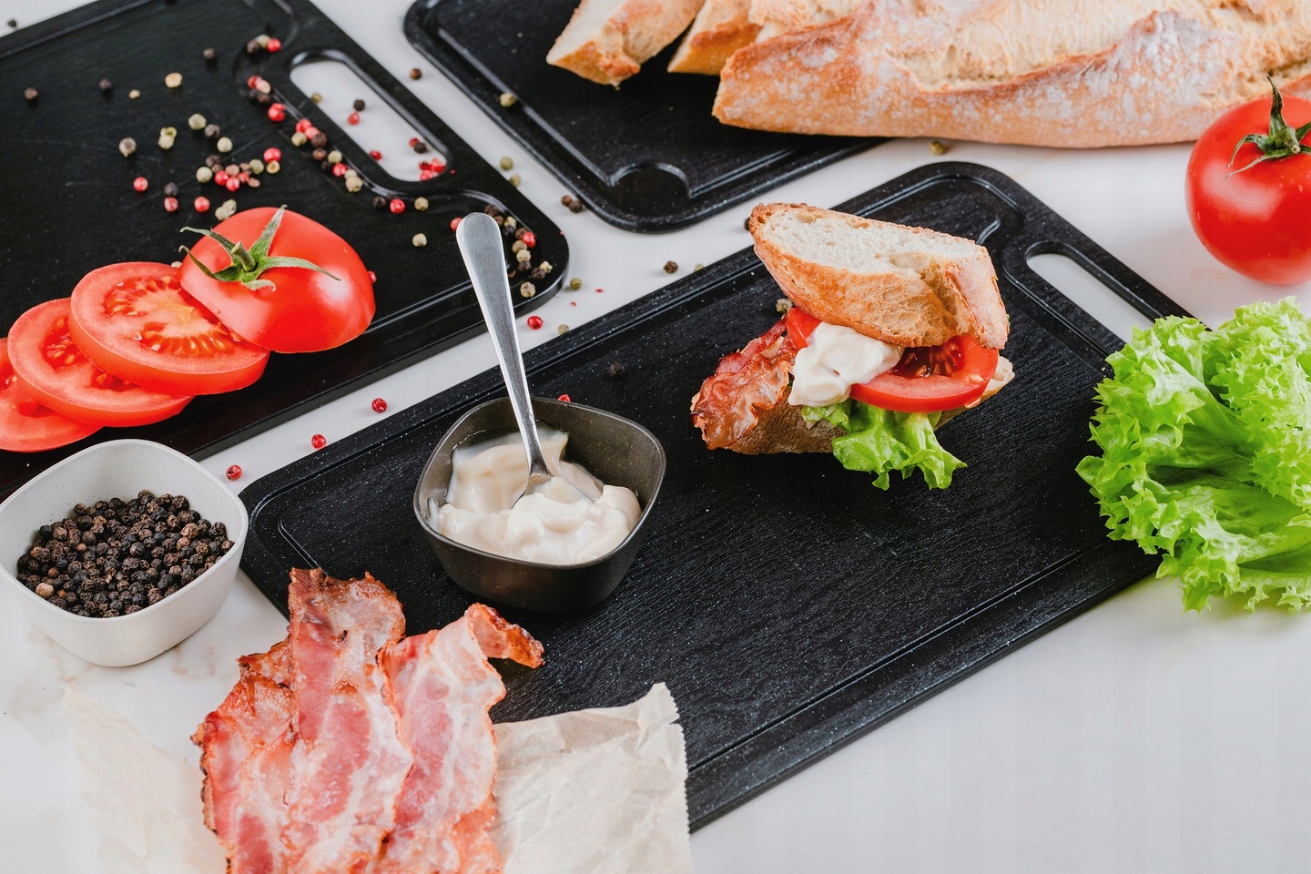 MISECZKA NA DIPY 4 szt. BIAŁY CZARNY Marka Practic