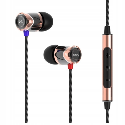 SoundMAGIC E10C BlackGold Słuchawki dokanałowe z pilotem i mikrofonem 3.5mm