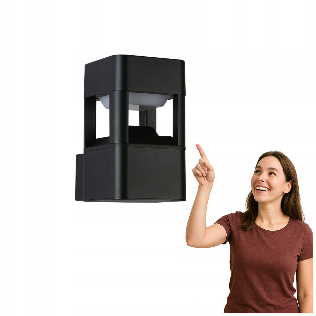 Venkovní nástěnné Led svítidlo 10W Nutri OWL-22982-BK Italux