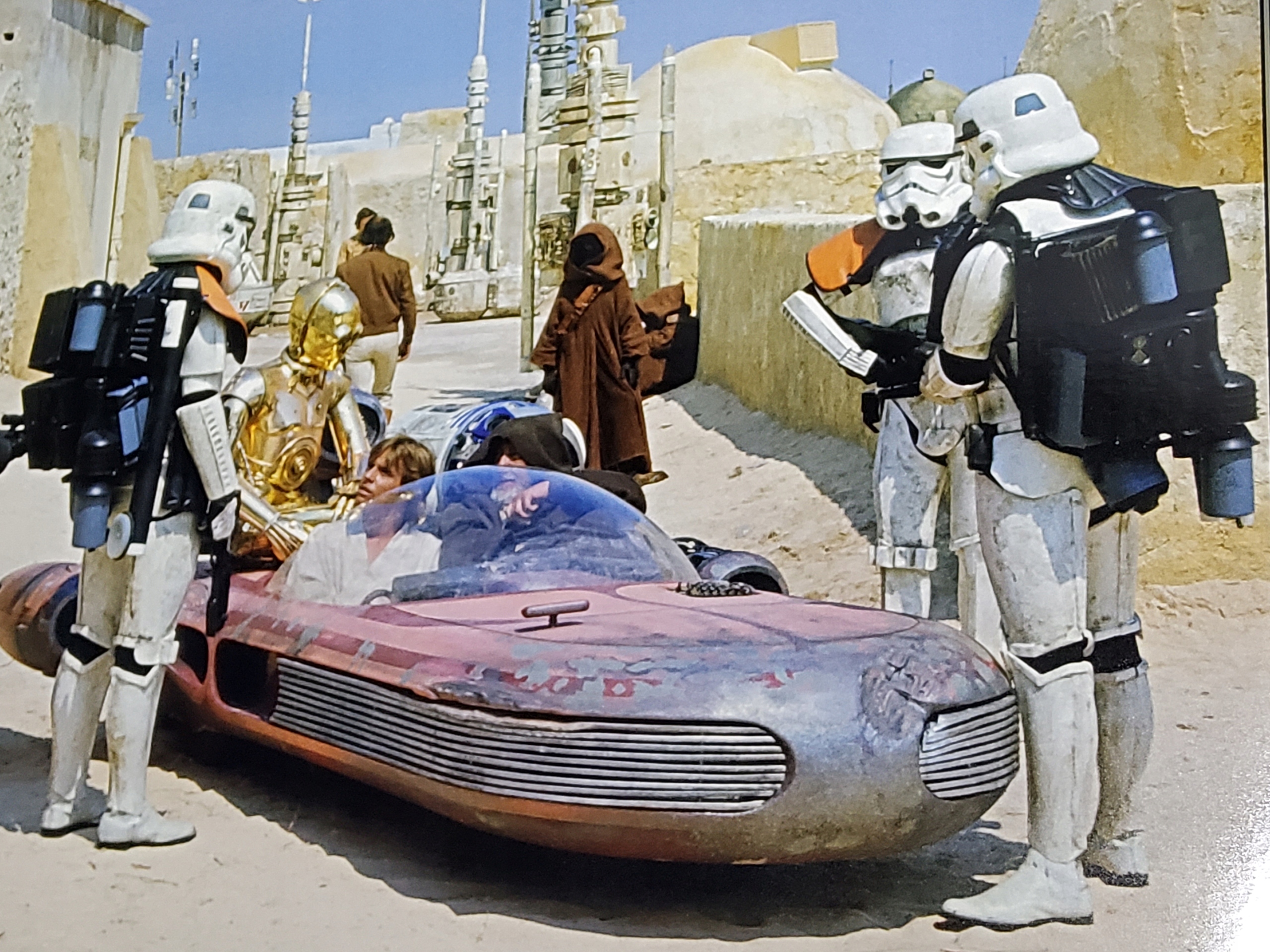 1# LEGO LIMITOWANY PLAKAT STAR WARS - LANDSPEEDER