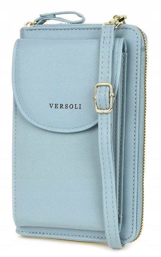 

Torebka Na Telefon Etui Portfel Baby Blue 2407
