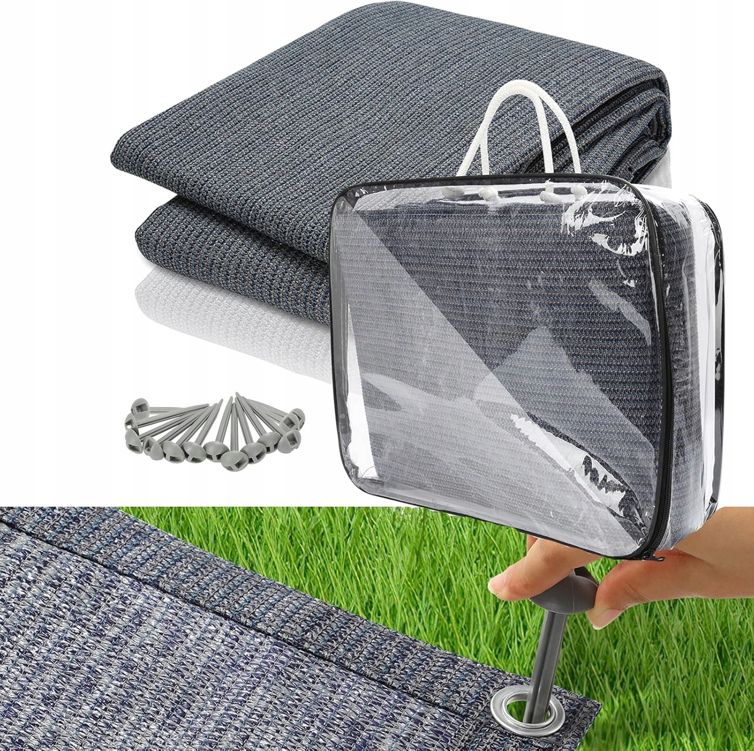 Koberec pro markýzu, Koberec do kempu, kobereček pro stan a karavan 3mx4m