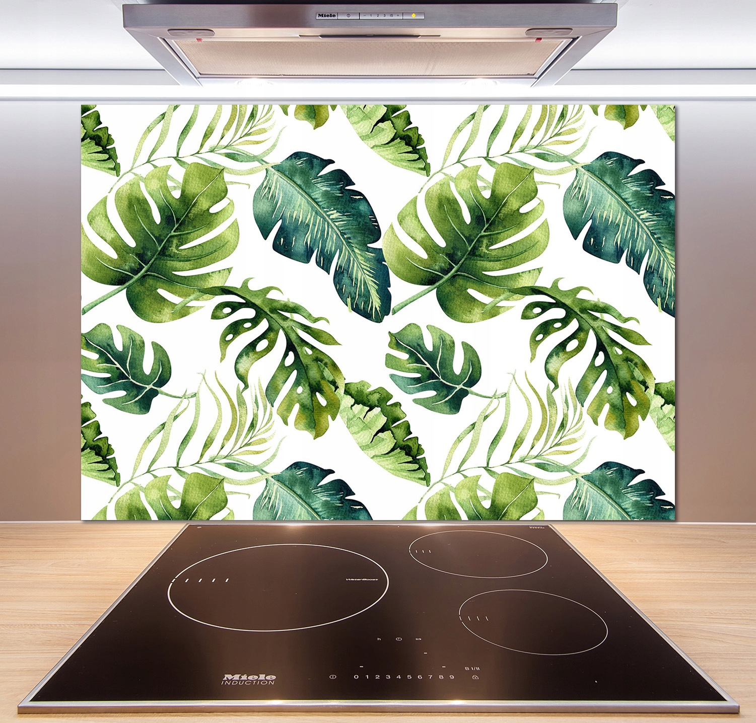 

Panel do kuchni Tropikalne liście 100x70 cm + Klej