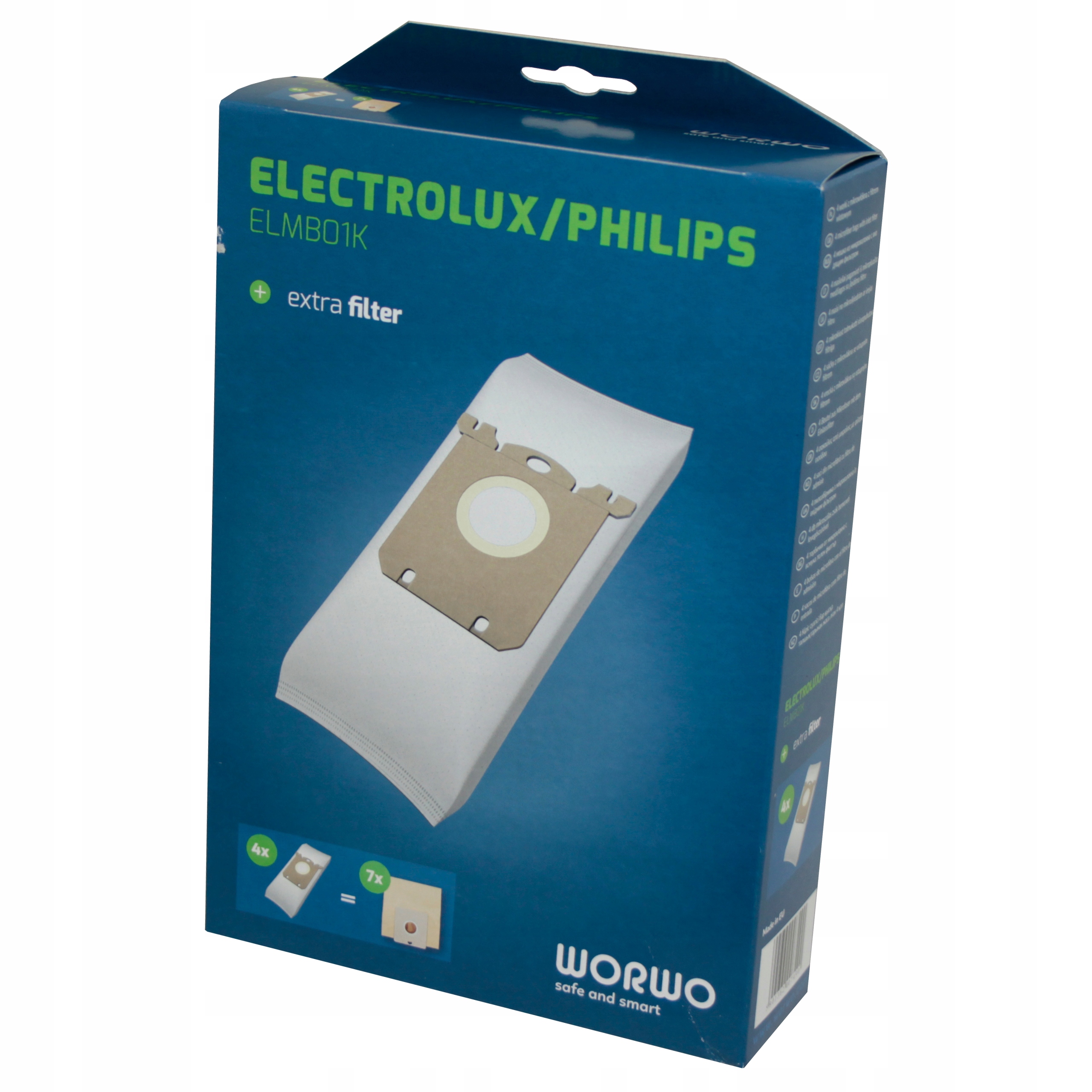 

24x Worki 6x Filtr odkurzacza Electrolux Philips