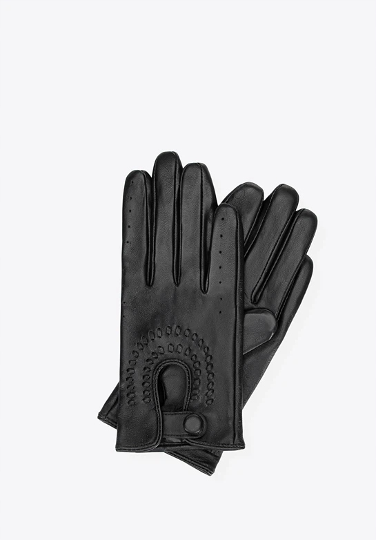 Wittchen dámské kožené automobilové rukavice 210-1 M černé