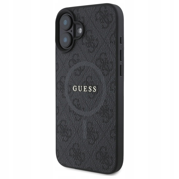 Guess Pouzdro Case Hardcase Pro Iphone 16 6.1 S Magsafe 4G Ring Logo Classic
