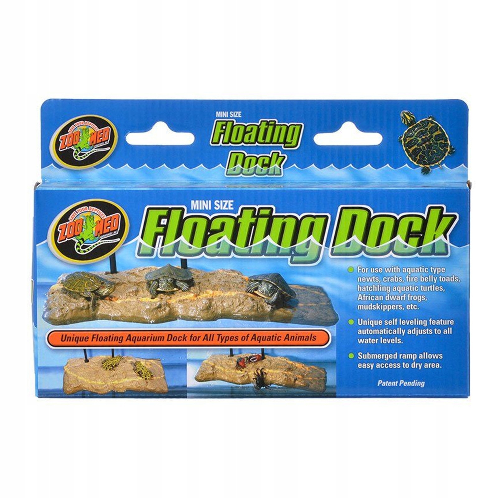 Hračka Pro Želvy Mini Ostrov Zoomed Turtle Dock 8X20 CM Příslušenství