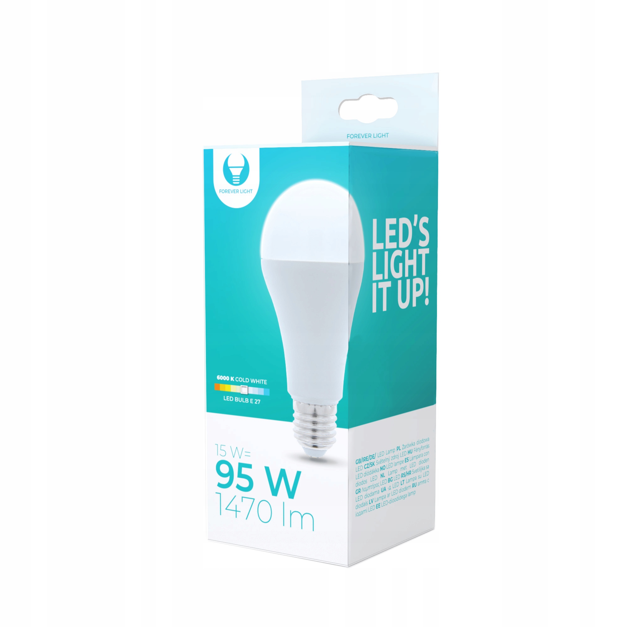 

Żarówka Led E27 A65 15W Smd 1520lm kula zimna Tfo