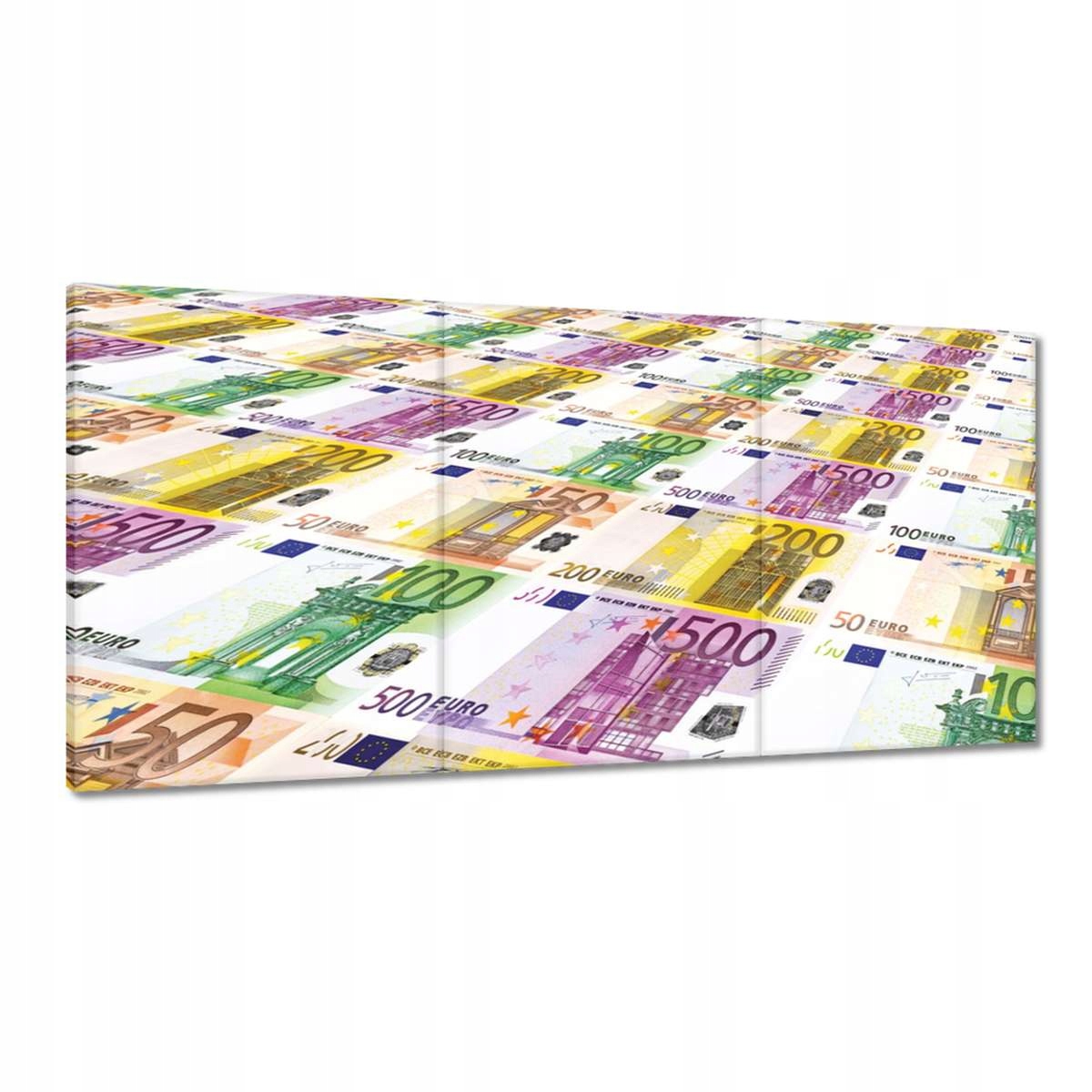 Obrazy 180x90 Veľa peňazí Euro