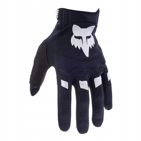 Rękawiczki enduro FOX DIRTPAW BLACK/BLACK/WHITE czarny biały GRATISY Rozmiar 4XL