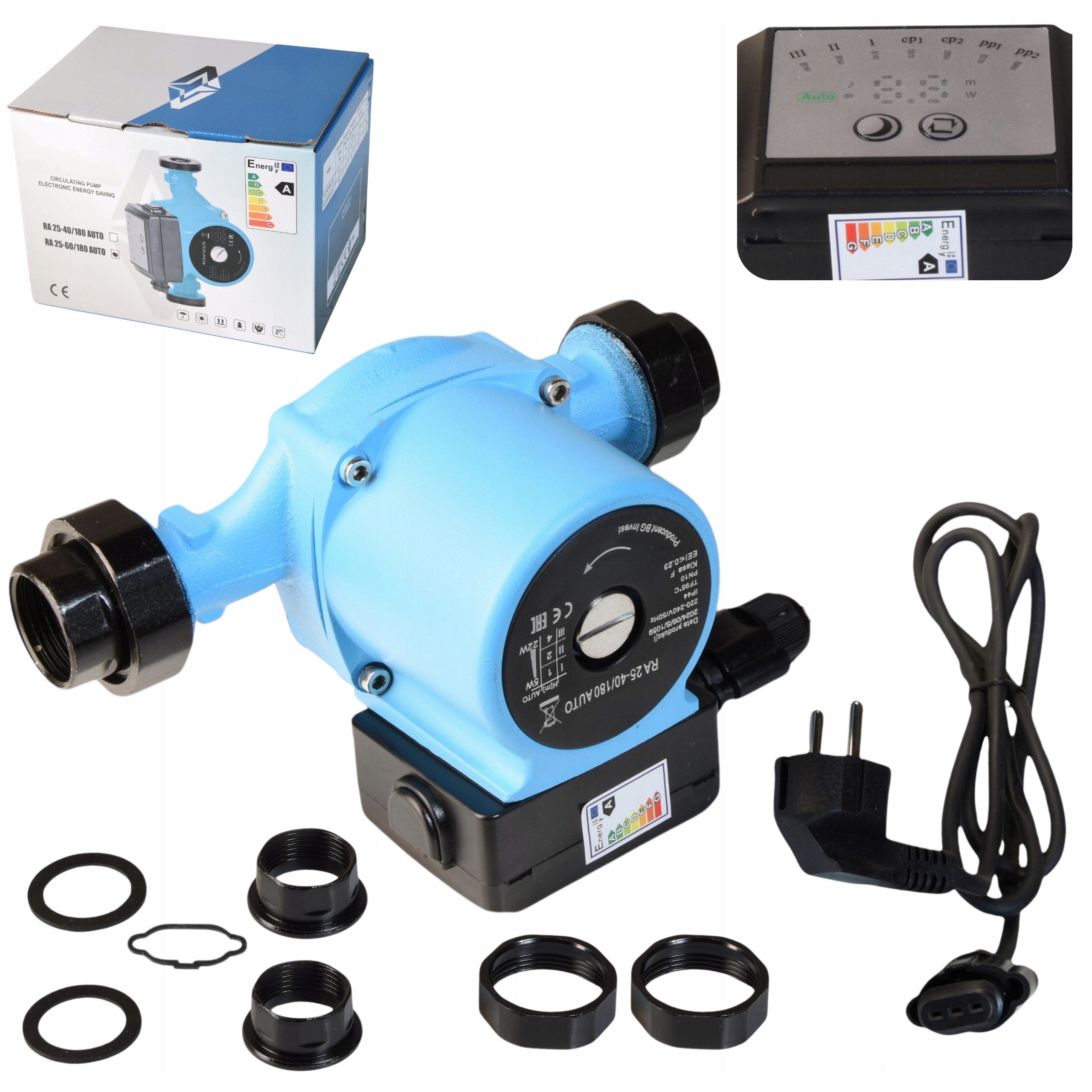 Elektronická Oběhová Pumpa 25-40 Cirkulační 22W Tichá, Úsporná Co Cwu