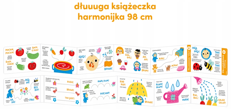 PALUSZKOWE ZABAWY KSIĄŻECZKA DLA DZIEC 18m+ CZUCZU Autor Praca zbiorowa