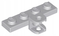 

Lego 98263 Płytka 1x4 Zaczep szara jasna Nowa (1g)
