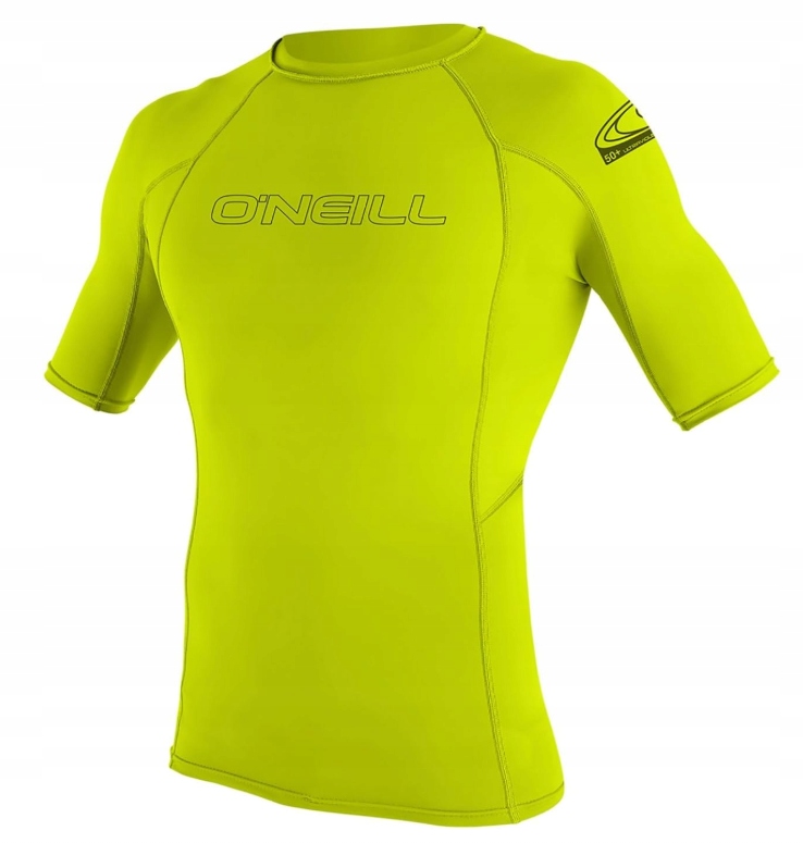 Koszulka do pływania męska O'Neill Basic Skins Sun Shirt limonkowa 14