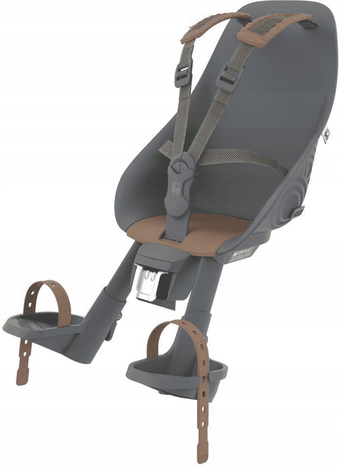 Fotelik rowerowy przedni Urban Iki U-212672 brązowy