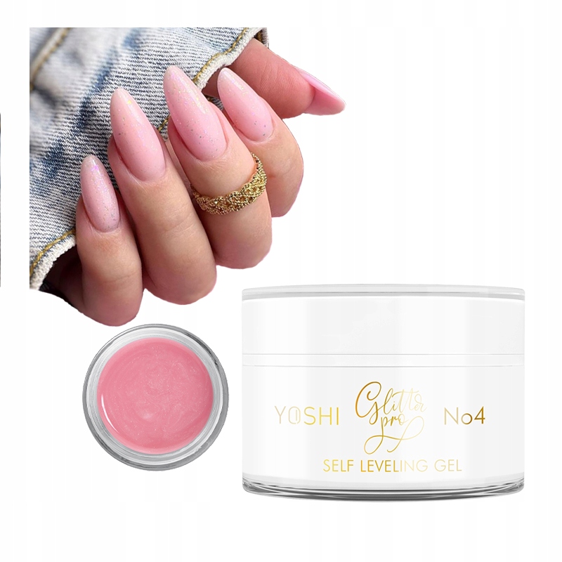 Yoshi żel budujący Glitter Pro #4 50ml