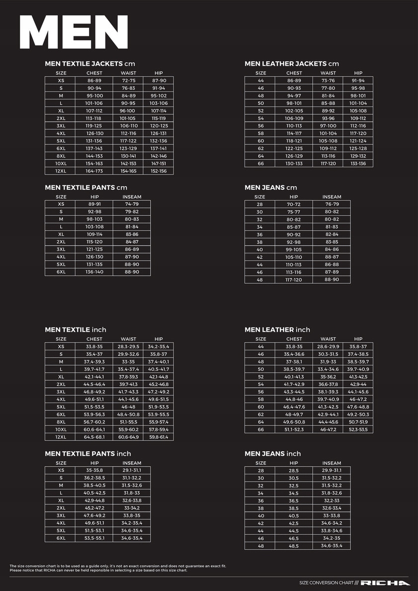 KURTKA SKÓRZANA MOTO RICHA CHARLESTON BLACK 54 Rozmiar L