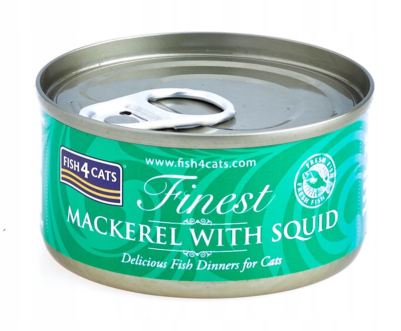 Levně Fish4Cats krmivo Makrela s olihní 70 g