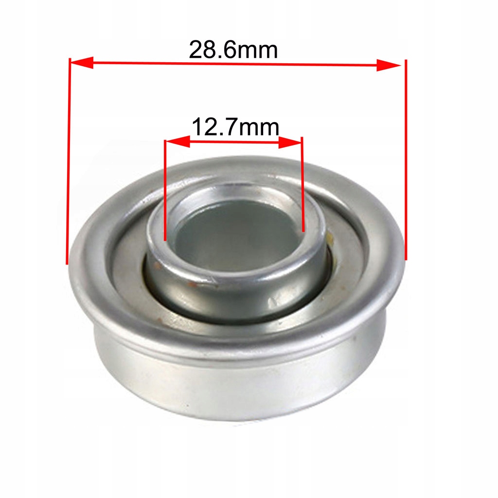 ŁOŻYSKA DO KOŁA KOSIARKI 12.7mm x 28.6mm FIRMOWE Typ łożysko