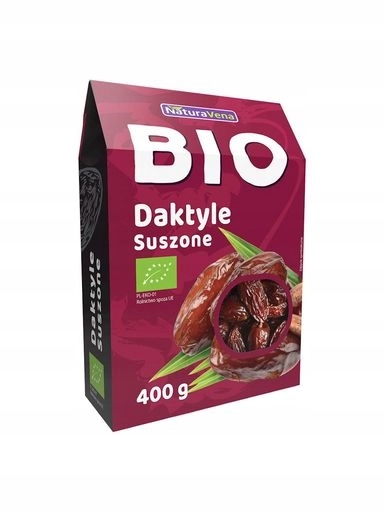 3x Datle Bez Pecek Sušené Bio 400 g Naturavena