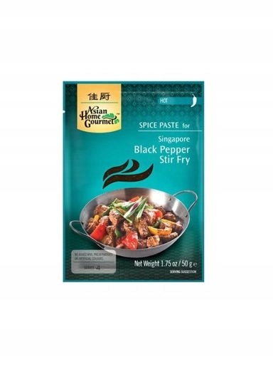 Levně 5 x asijská domácí gurmánská pasta na singapurský stir-fri s černým pepřem 50 g