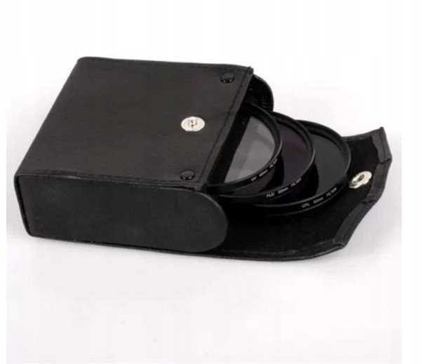 3 x FILTR 40,5mm ZESTAW FILTRÓW UV CPL FLD + ETUI Model UV+CPL+FLD+ETUI