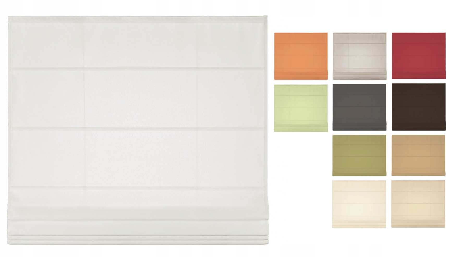 Rímska Biela Roleta Na Mieru 160X170, Rôzne Farby, Výrobca