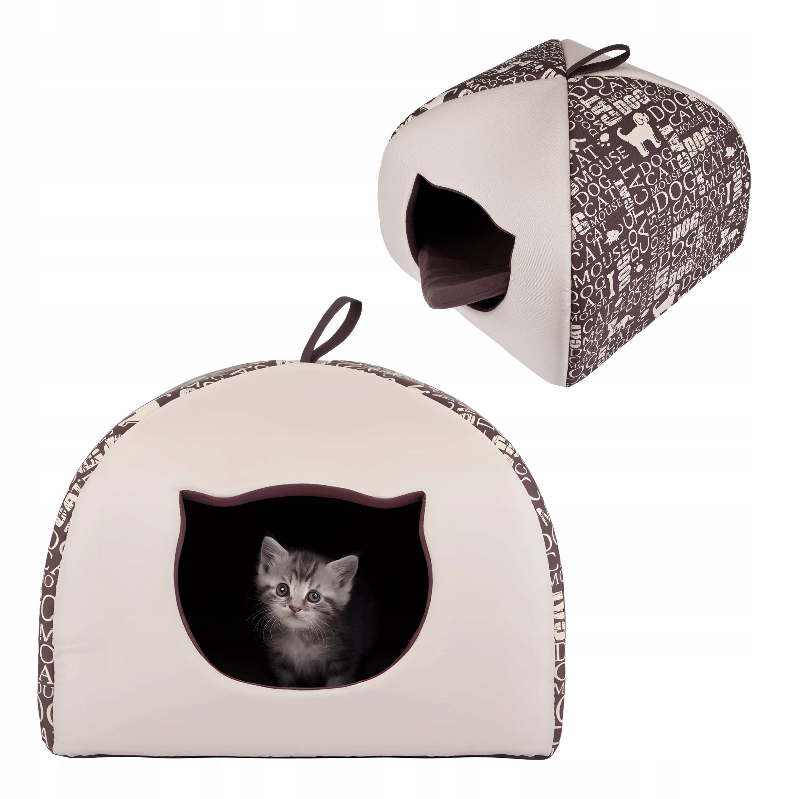 pro kočky domeček kočičí domeček, pelíšek , kotec , polštář R1 38x38x30 cm