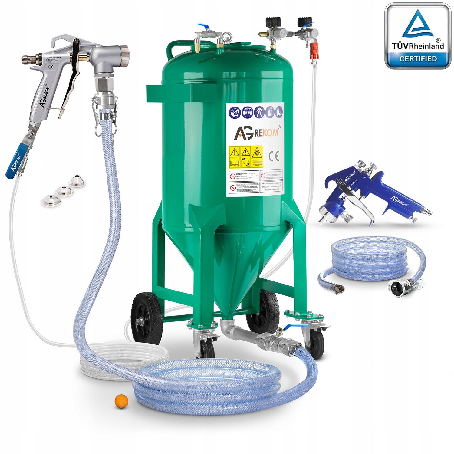 Pneumatický Agregát Omítka Hladítko Lepidlo Barvy Izolace Impregnace Sádra Paprsek