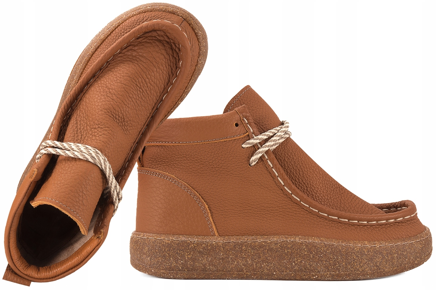 Ravini 241520 Kožené Boty Dámské Polobotky Kotníkové Boty hnědé 41